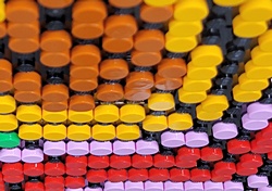 Ottawa Métis beadwork mosaic